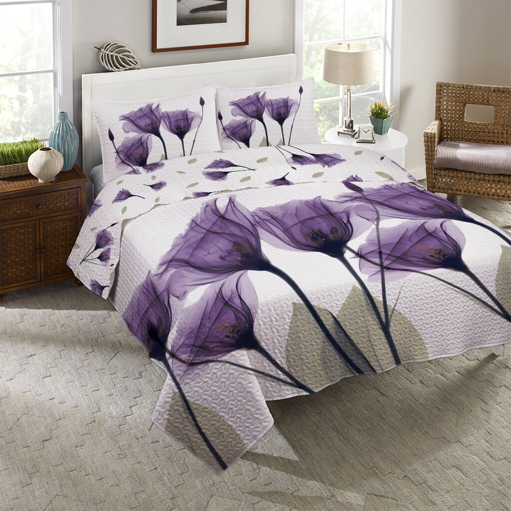 King Size Purple Quilts Coverlets And Sets Youll Love In 2021 Wayfair 